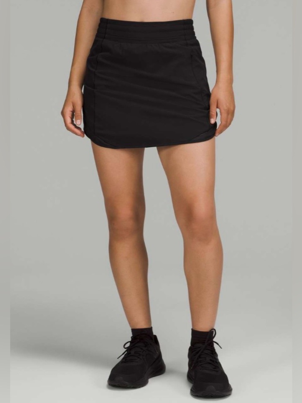 Lululemon Hotty Hot High-Rise Skirt *Long in Black | Size 10